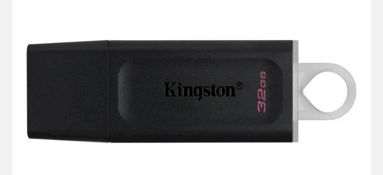 USB Флешка 32Gb Kingston USB 3.1 Gen 1 (USB 3.0) Black (DTX/32GB)