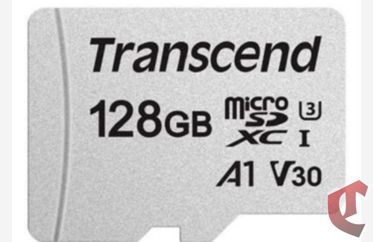 Карта памяти MicroSD 128GB Transcend, TLC, UHS-I, U3, до 60MB/s + SD Adapter (TS128GUSD300S-A)